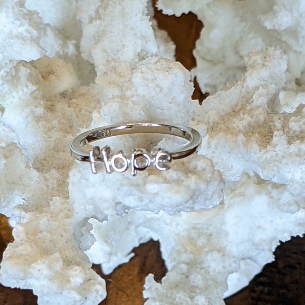 Sterling silver "Hope" ring - Picture 8 of 10